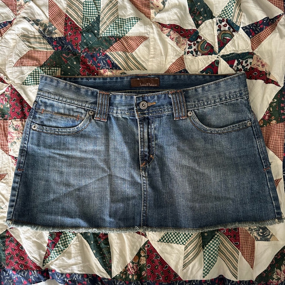 Urban Behavior Blue Denim Mini Skirt